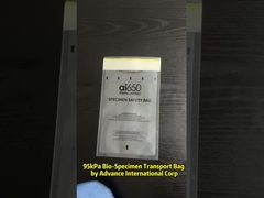 Заказный полиэтиленовый пакет для биологической опасности 95 кПа водонепроницаемый