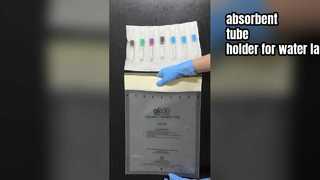 Абсорбирующие карманные рукава с прорезями 7/4 для лаборатории качества воды