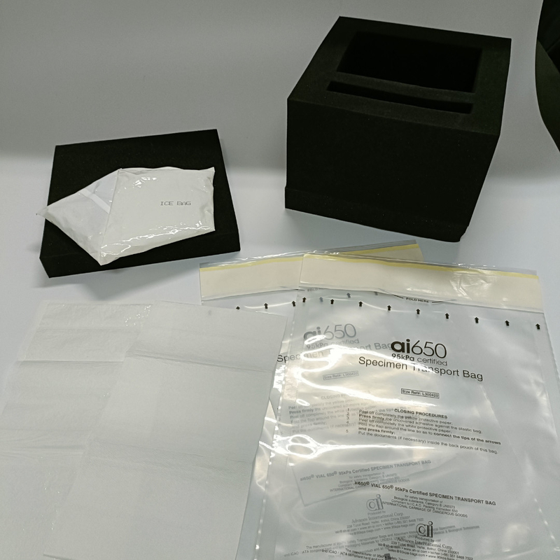 Химические биологические опасности Транспортный пакет для образцов Zip Lock для лабораторного использования