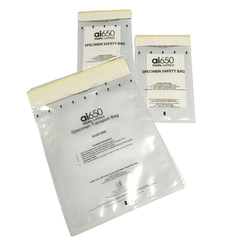 95kPa Specimen Bag Durable Leak-Proof Medical Sample Collection Bags For Safe Transport (Серьезные пропускные способы для сбора медицинских образцов для безопасной транспортировки)