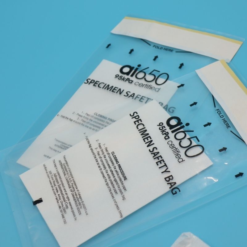 Тяжеломощный AI 650 герметичный пробирный пакет для лабораторных образцов