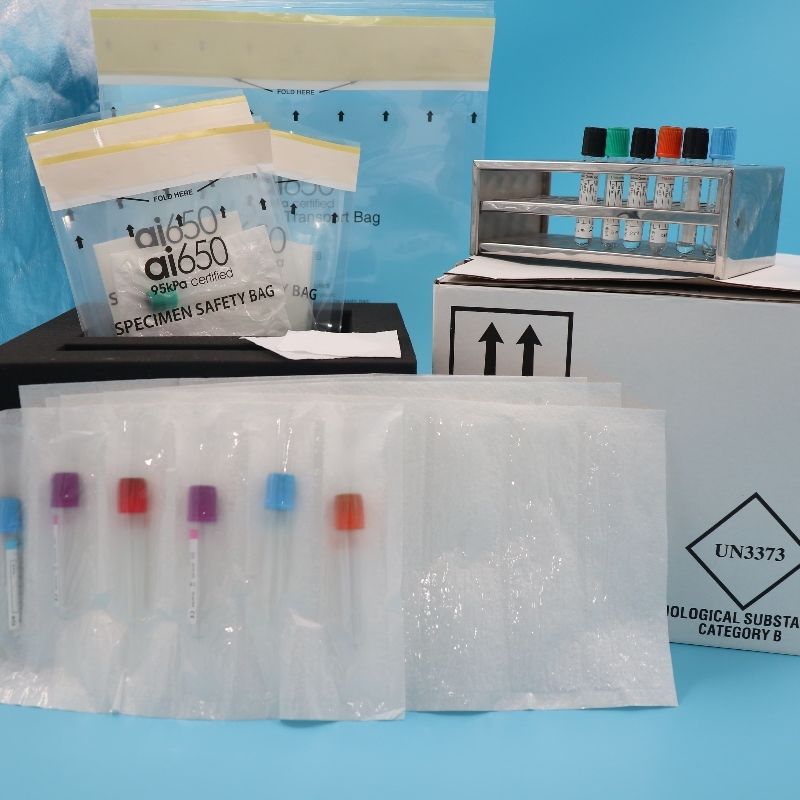 Медицинские образцы Транспортные сумки Прозрачные биологически опасные Zip Lock Bags для образцов крови Сбор мочи и лабораторное использование