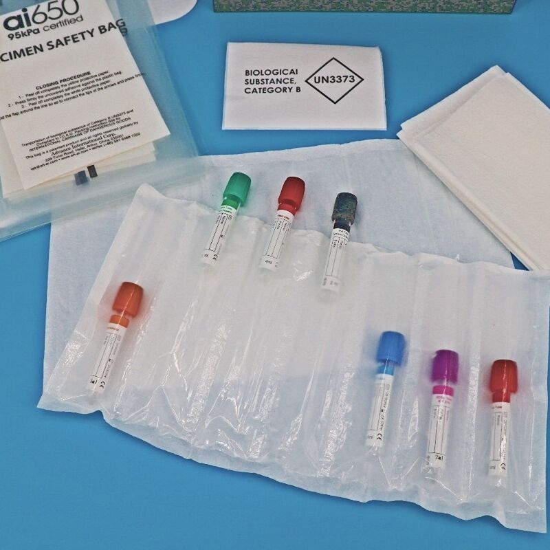 Упаковка для лабораторного использования с одной и несколькими ячейками для поглощения проб