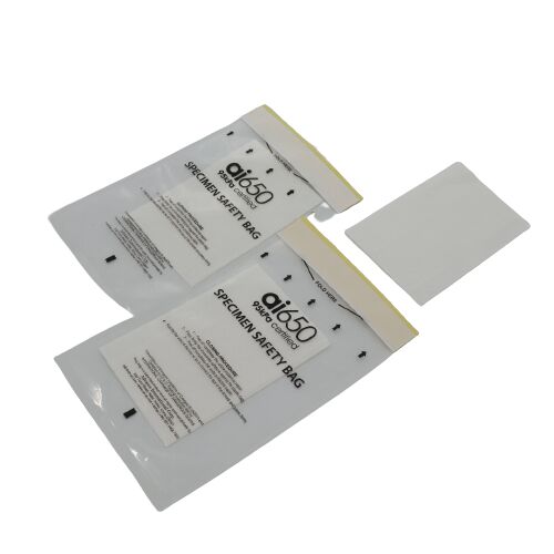 95 KPa Specimen Transport Bag UN3373 Certified Biohazard Specimen Bags With 6 Bay Absorbent Pouch For Safe Blood Specimen Collection Tube Transport