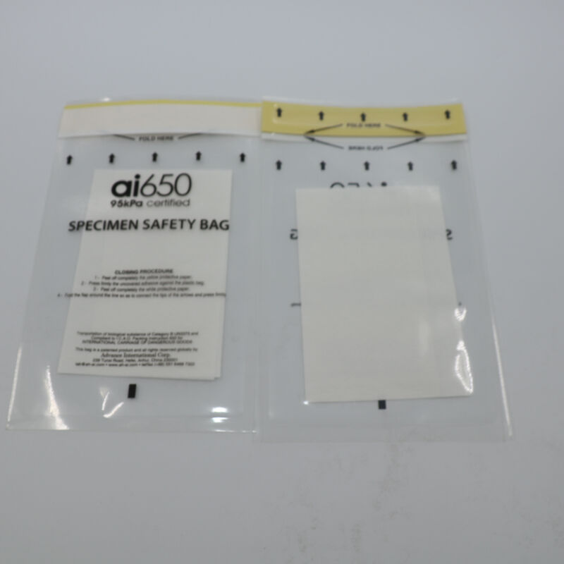 Laboratory Sample Tube Absorbent Pocket Sample Tube Packaging Absorbent Pocket, Specimen Biological Absorbent Pocket